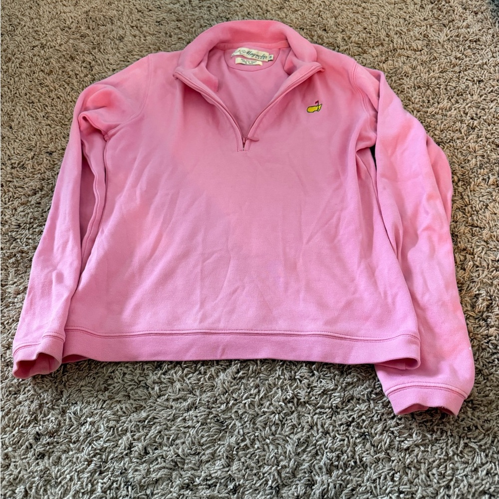 Women's Magnolia Lane Pink Half-Zip Sweater (S)